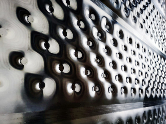 Kwaliteit  Stainless Steel Pillow Dimple Plate Heat Exchanger Chillers Fabriek