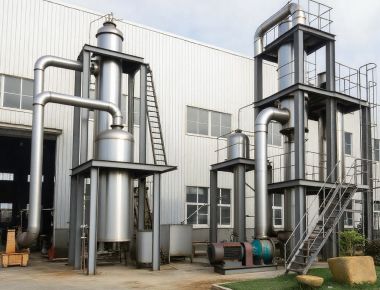 Afvalwater Mvr verdamping systeem Multi-effect vallen dunne automatische film 1600lph