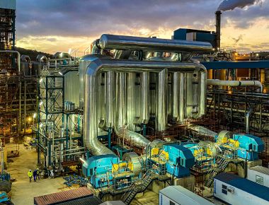 Continu gedwongen circulerende zoutwater-mvr-verdamper 440V voor zeewaterontzilting