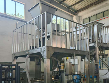 Zoutverpakkingsmachine geïntegreerde oplossing hoge snelheid verticale verpakking en open mond zaklijn