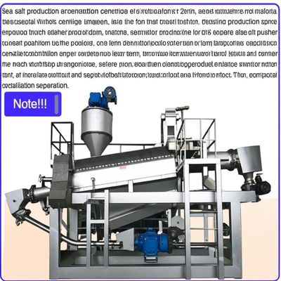 Van de overzeese de Opdringer zoute productiemachine centrifugeert voor kristallisatiescheiding