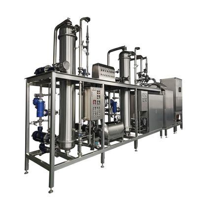 Afvalwater Mvr verdamping systeem Multi-effect vallen dunne automatische film 1600lph