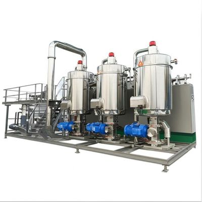 Continu 380v 50hz MVR verdamper Drie-effect valfilmconcentratie