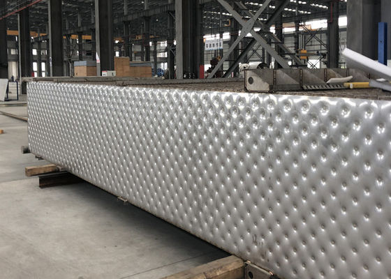 Gepersonaliseerde roestvrijstalen warmtewisselaar kussenschijf voor industrieel gebruik