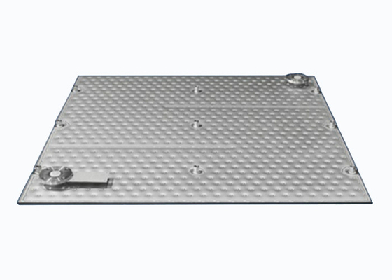 1.5x2m soldeerde de Dubbele Muur Plaattype van de PlaatWarmtewisselaar Ingedeukte Evaporator